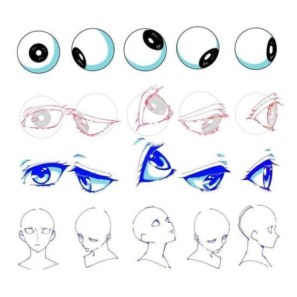 Рефы глаз для рисования