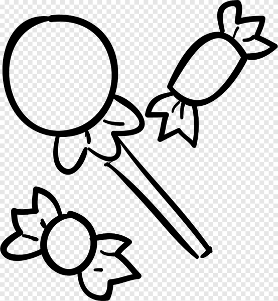 Конфеты трафарет для рисования