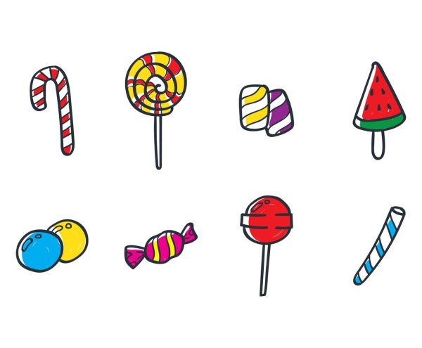 Рисование конфетки