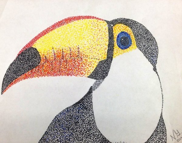 Пуантилизм техника рисования