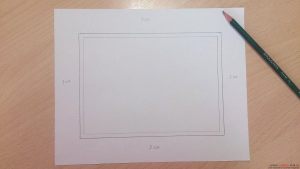 Рисунок оформленный в паспарту