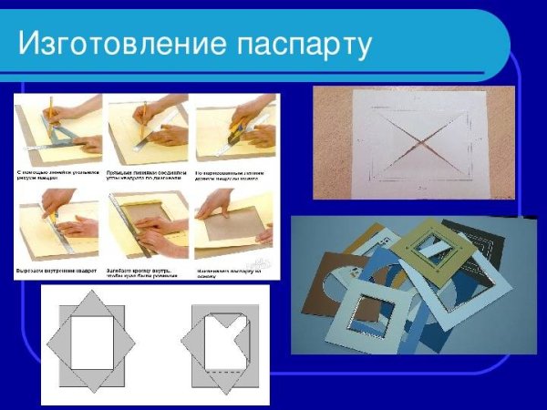 Ширина паспарту для рисунка