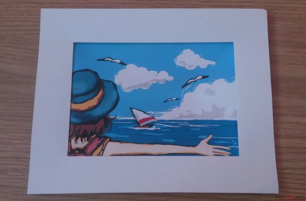 Бумажная рамка паспарту