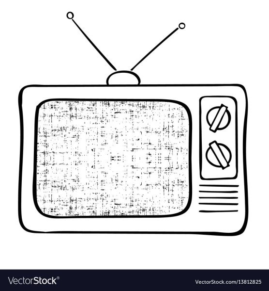 Телевизор рисунок