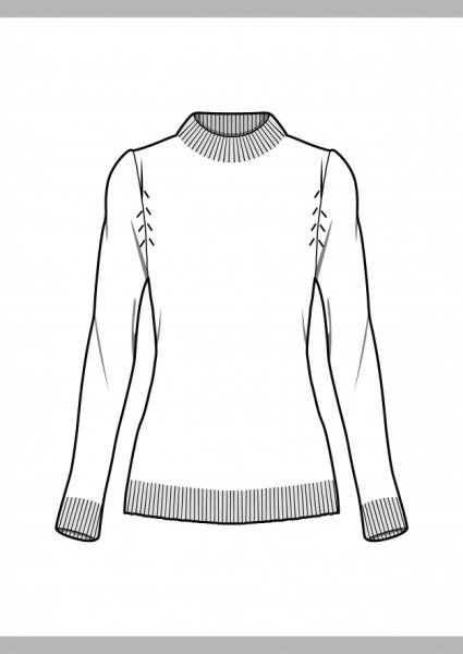 Водолазка эскиз