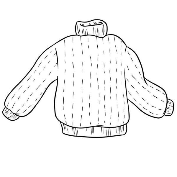 Свитер раскраска