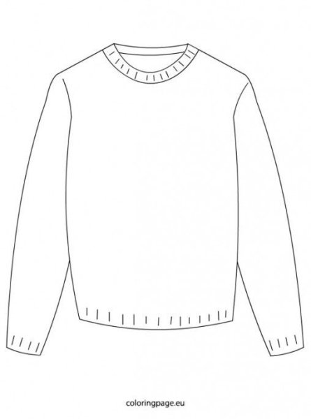 Свитер трафарет