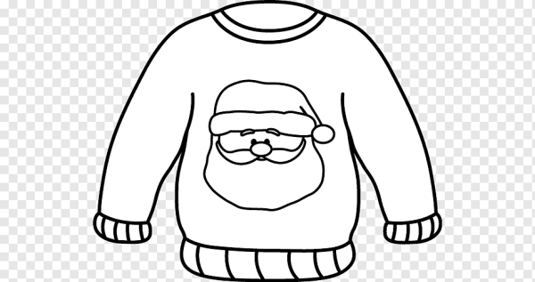 Свитер трафарет для детей