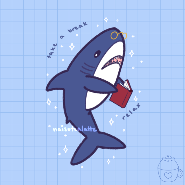 Раскраска акула из Икеи