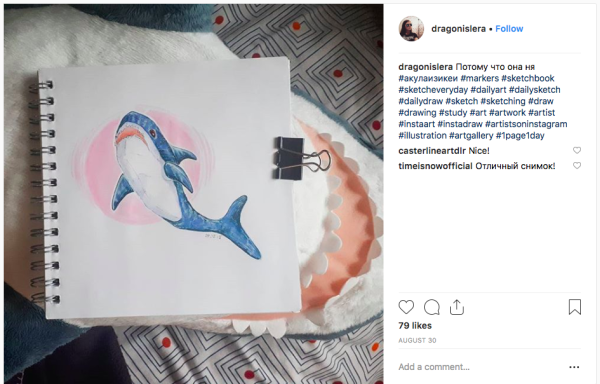 Милые кавайные акула