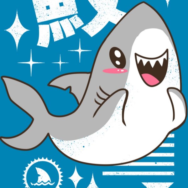 Мультяшная акула из Икеи