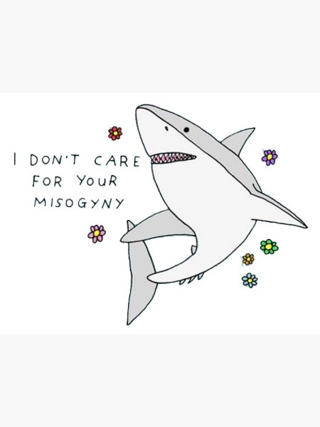 Грустная акула