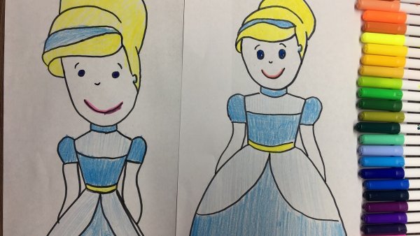 Как нарисовать Золушку