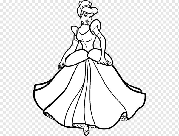 Раскраска. Золушка