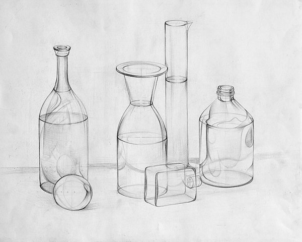 Конструктивный рисунок предмета