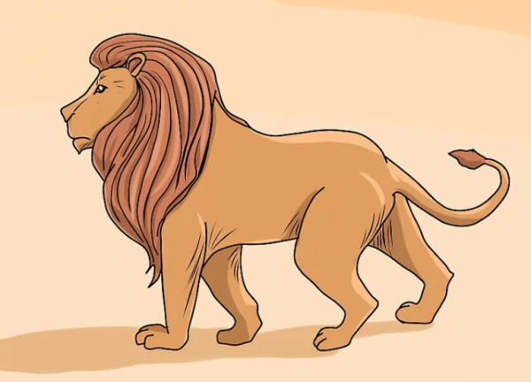 Разноцветный Лев