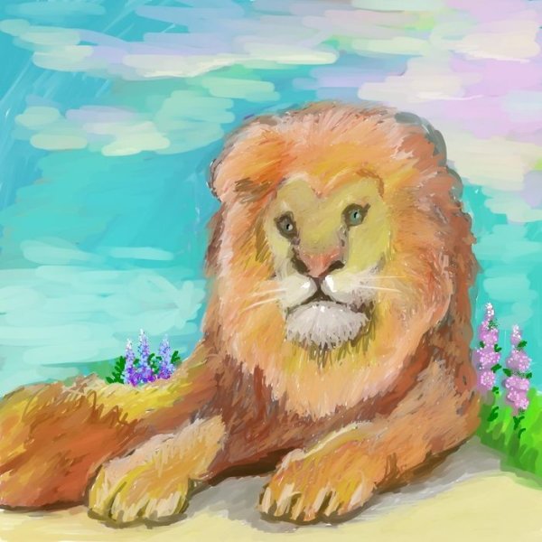 Поэтапное рисование львенка для детей