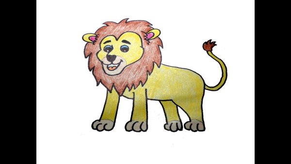 Как раскрасить Льва