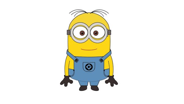 Миньоны картинки для срисовки