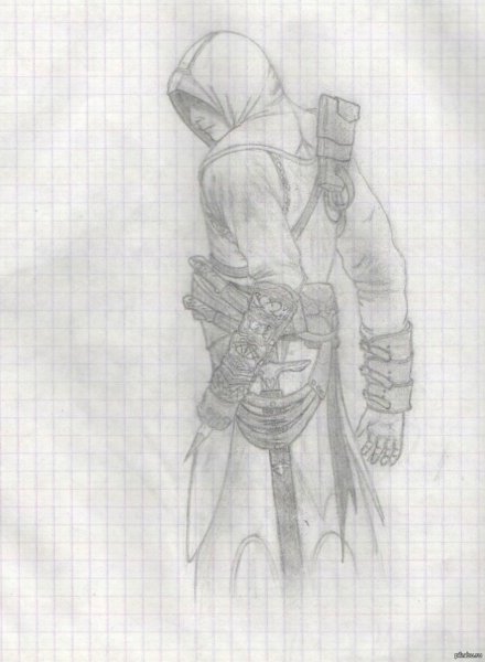 Рисунки персонажей из игр