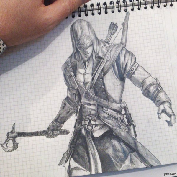Ассасин карандашом