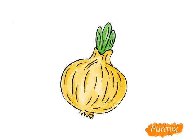 Раскраска. Овощи.