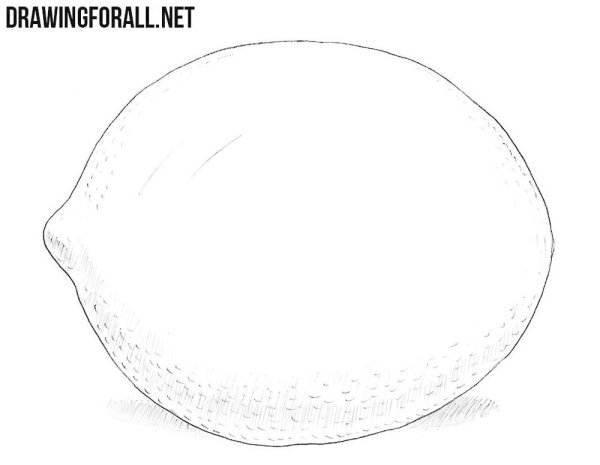 Рисуем лимон с детьми