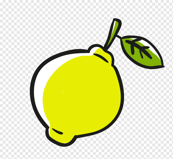 Лимон для срисовки