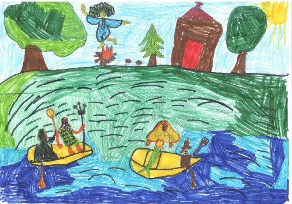 Сказка Снегурочка раскраска