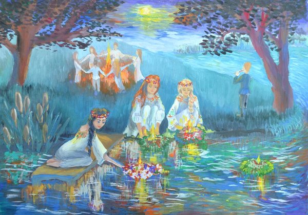 Праздник Ивана Купала рисунки