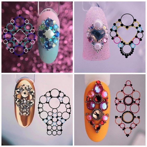 Инкрустация ногтей