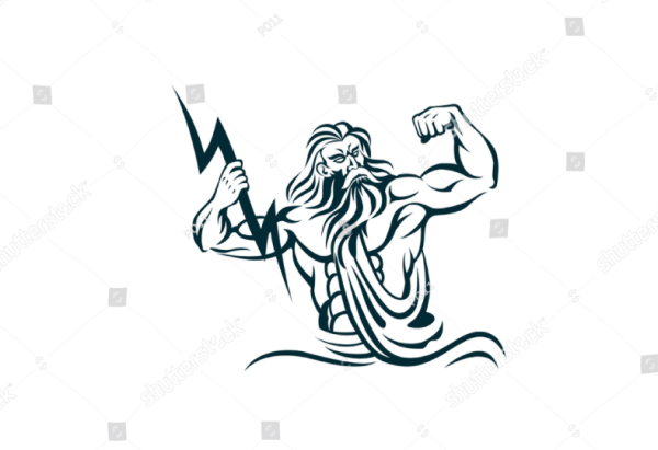 Раскраска боги древней Греции Зевс