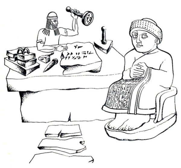 Царь Хаммурапи рисунок