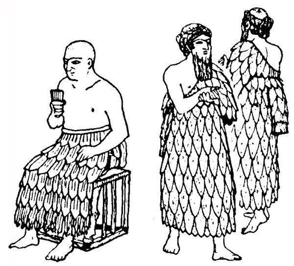 Зиккурат Месопотамия раскрашенный