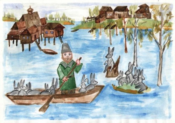Дед Мазай и зайцы