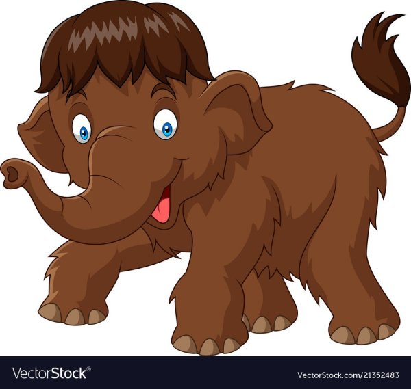 Рисунок мамонтенка из мультфильма