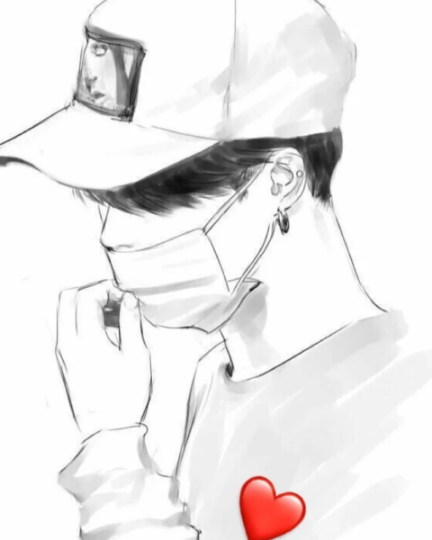 Аниме мальчики карандашом