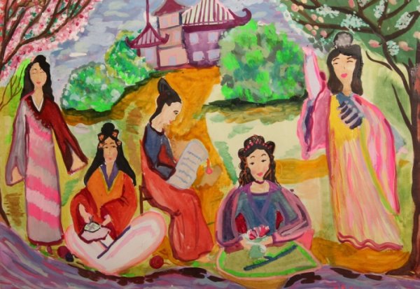 Рисунок на тему сказки народов мира