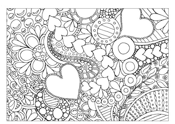 Раскраски сложные