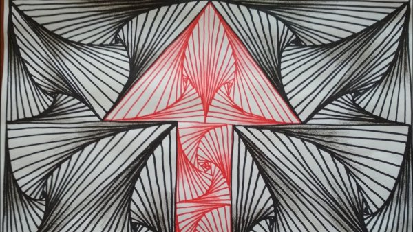 Абстрактный рисунок легкий