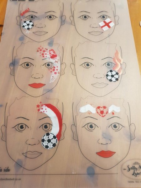 Легкие схемы аквагрима для детей