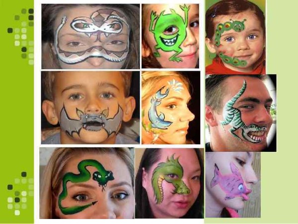 Аквагрим пошагово