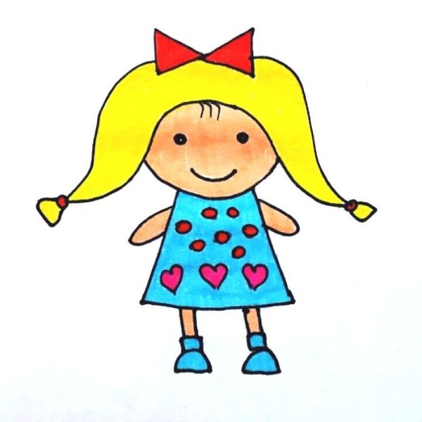 Кукла для рисования