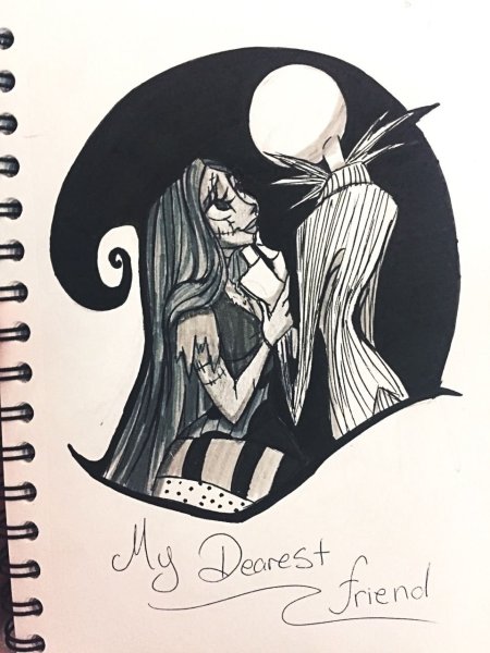 Скетчбук в готическом стиле