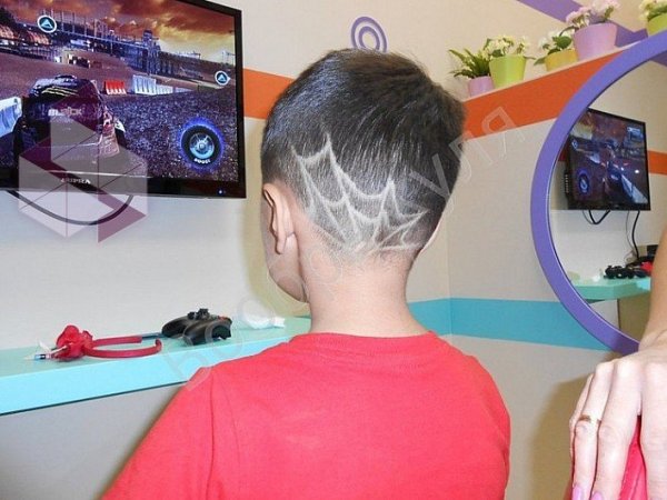 Стрижки для мальчиков с рисунком