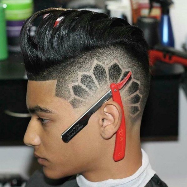 Рисунки на голове для мальчиков