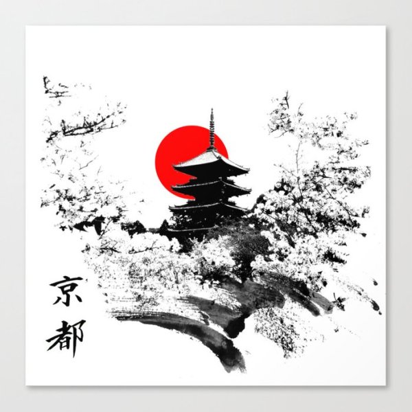 Стилизованная ветка Сакуры