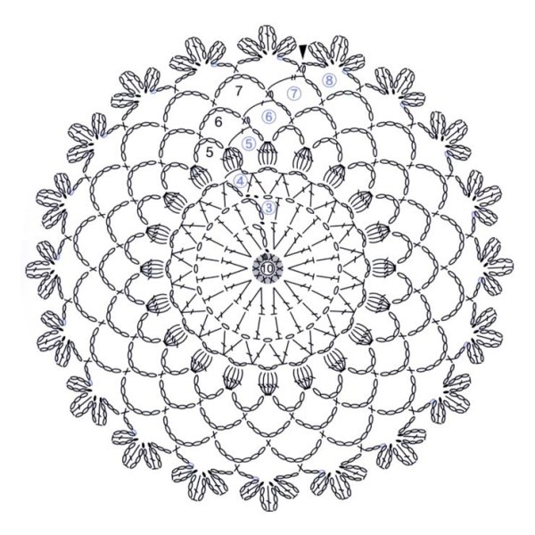 Crochet Doily схемы