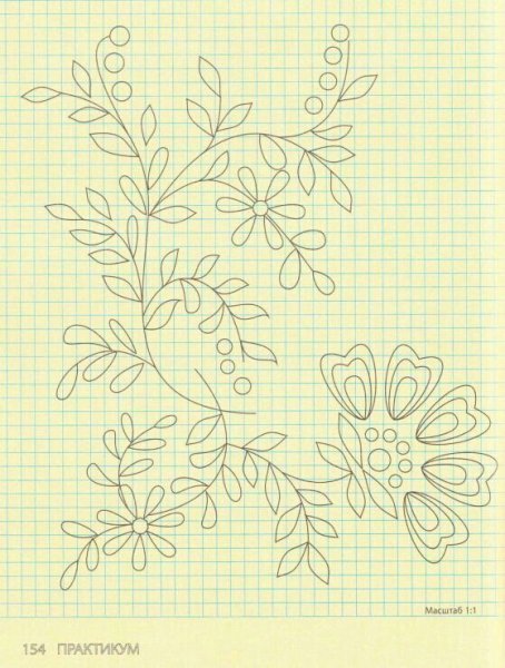 Вышивка стебельчатым швом для начинающих