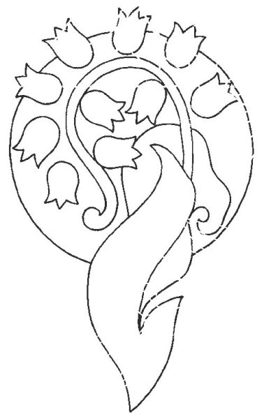 Трафарет для тиснения по фольге